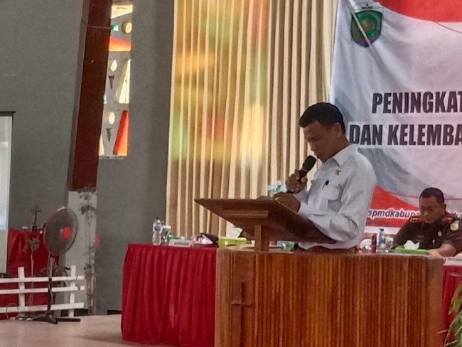 Plt. Kepala Dinas PMD Kabupaten Malaka, Klaudius Kapu/Ist