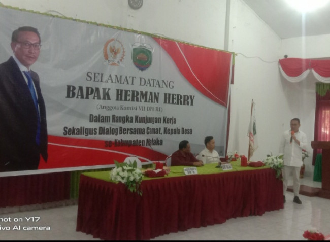 Kunjungan Kerja Anggota DPR RI Fraksi PDI Perjuangan Herman Hery Ke Kabupaten Malaka/Ist 